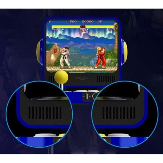 Unico Arcade Consola Capcom Retro Station Bartop com LCD 8"