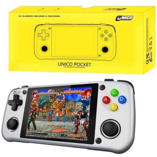 Spielkonsole NeoGeo Unico Pocket Gray tragbar LCD 3.5 Zoll AV-Ausgang