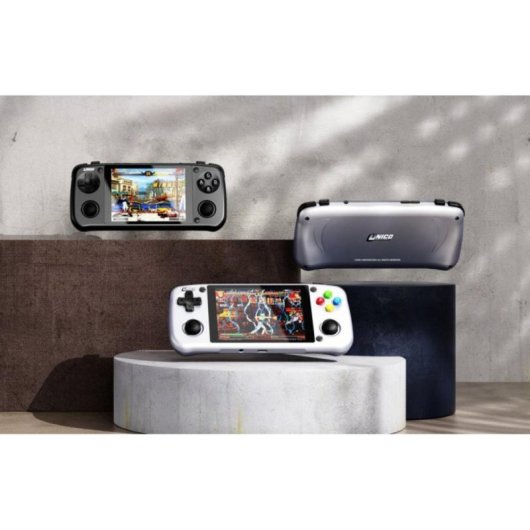 Spielkonsole NeoGeo Unico Pocket Gray tragbar LCD 3.5 Zoll AV-Ausgang
