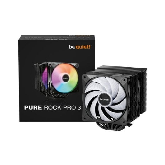 Refrigerazione ad Aria be quiet! Pure Rock Pro 3 LX Black 120 mm 2 Ventole LED Multicolore
