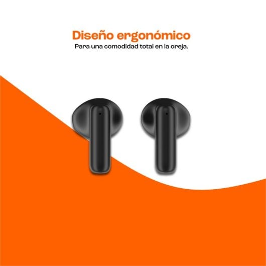 PcCom Essential Start Auriculares Bluetooth 6.0 TWS Pretos