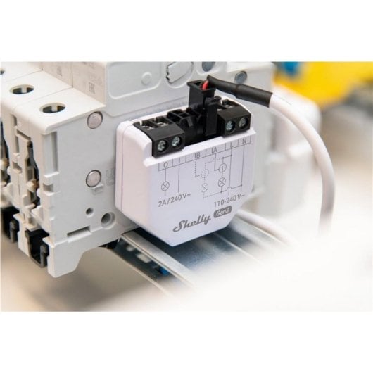 Medidor de energía Shelly EM Gen3 dos canales Wi-Fi contactor almacenamiento interno