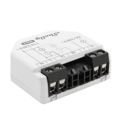 Medidor de energía Shelly EM Gen3 dos canales Wi-Fi contactor almacenamiento interno
