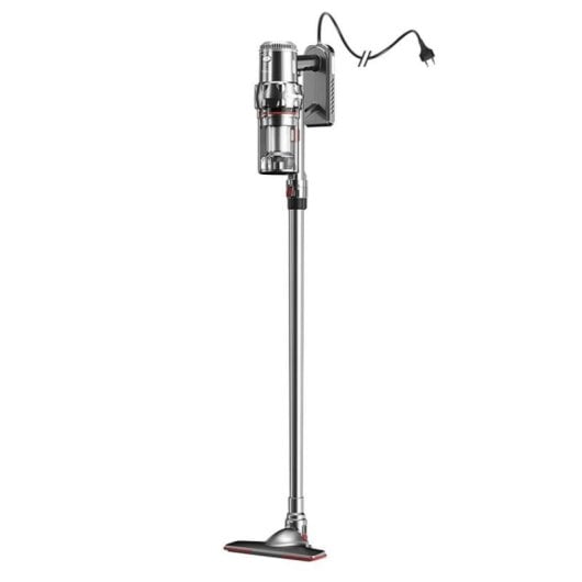 Aspiradora escoba con cable 2000W succión ciclónica 5 niveles filtrado accesorios pared