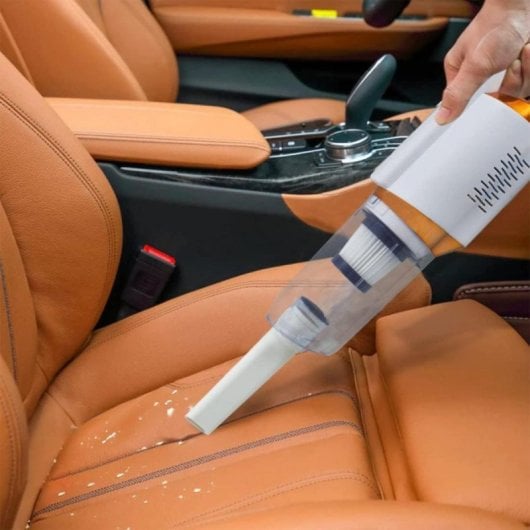 Aspiradora de mano multifunción 50W Succión 7500Pa Filtro HEPA 600ml termoplástico