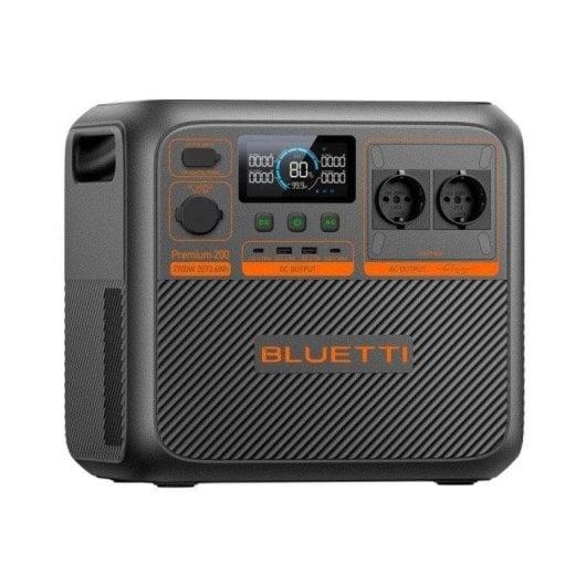 Station d’énergie BLUETTI Elite Premium 200 V2 2073,6Wh 7 ports Batterie LiFePO4 Gestion AI-BMS TurboBoost Entrées solaires