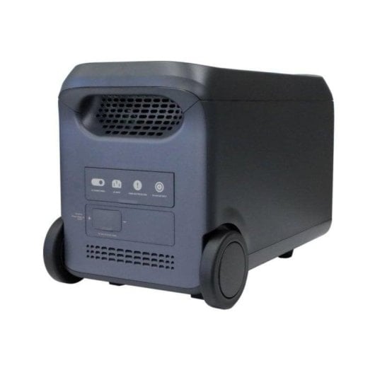 Estação de energia Hyundai Thor 3000 2560Wh 3 AC 7 DC USB 2 USB-C Bateria LiFePO4 Tela LCD App Solar Rodas