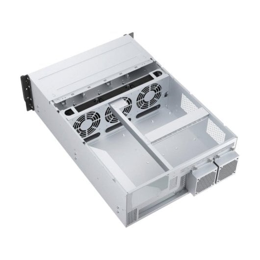 Chasis servidor UNYKAch UK 4014 4U Rack 8 bahías Hot Swap 4 GPU SGCC Negro/Plata