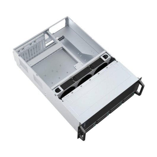 Chasis servidor UNYKAch UK 4014 4U Rack 8 bahías Hot Swap 4 GPU SGCC Negro/Plata