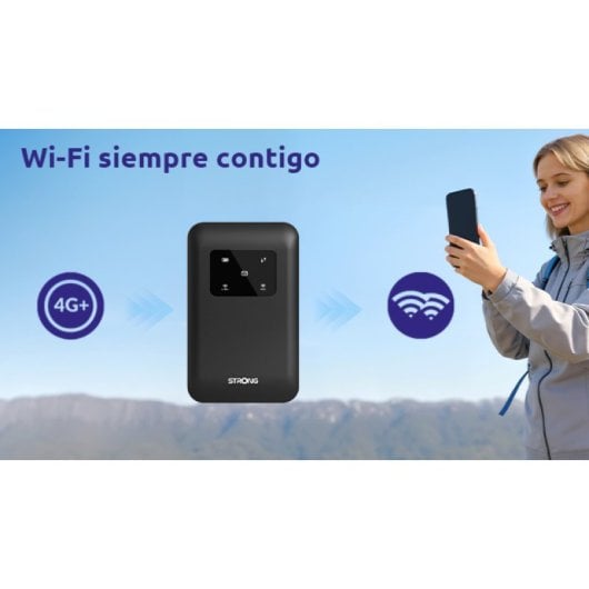 Router Strong 4G+MIFI900 4G LTE 867 Mbit/s Double Bande Ecran intégré