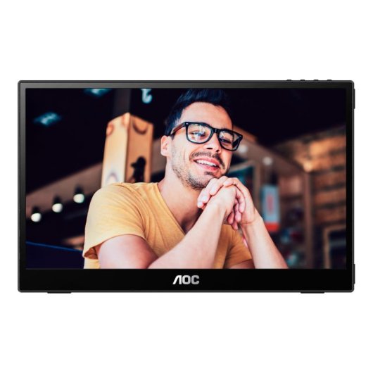 Monitor AOC 15,6" 1920 x 1080 60Hz IPS Autopivot Flicker Free USB-C
