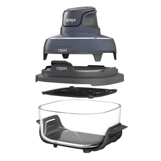 Friteuse sans Huile Ninja CRISPi FN101EUGY 3,8L 1700W Verre Bleu avec Accessoires