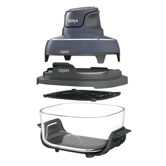 Friteuse sans Huile Ninja CRISPi FN101EUGY 3,8L 1700W Verre Bleu avec Accessoires