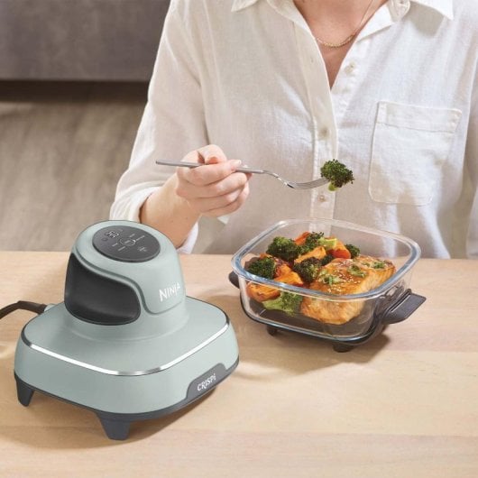 Fritadeira de Ar Ninja CRISPi FN101EUSG 3.8L 1700W Vidro Verde