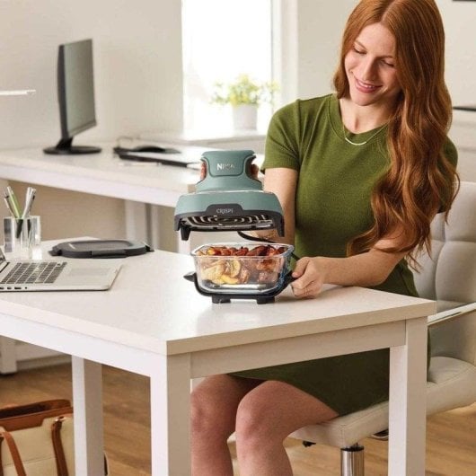 Friteuse sans Huile Ninja CRISPi FN101EUSG 3,8L 1700W Bol Verre Compacte