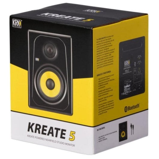 Monitor de Estudio Activo KRK KREATE 5 Bluetooth 5 Pulgadas 60W Bass Reflex
