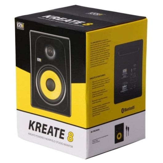 Enceinte de monitoring KRK KREATE SERIES 8" biamplifiée Bluetooth fibre de verre 100W