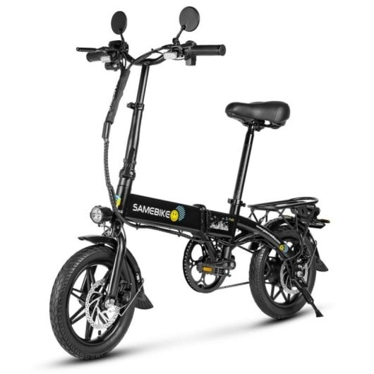 Bicicleta eléctrica SAMEBIKE YINYU14 plegable 350 W batería 36 V 7,8 Ah 14 pulgadas
