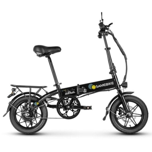 Bicicleta eléctrica SAMEBIKE YINYU14 plegable 350 W batería 36 V 7,8 Ah 14 pulgadas
