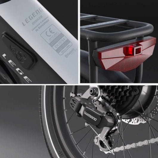 Bicicleta Elétrica Legend Monza dobrável 20" 250W 14Ah 100km travão hidráulico alumínio