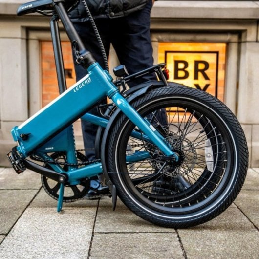 Bicicleta Elétrica Legend Monza dobrável 20" 250W bateria nova recondicionada