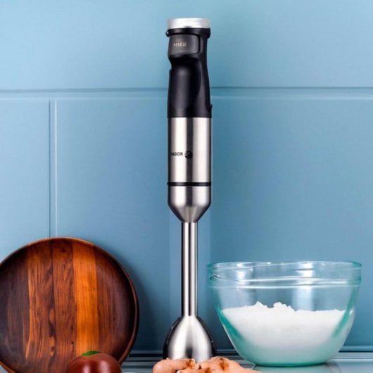 Batidora De Mano FAGOR Divamix Steel FGE04003 1500W Acero Inoxidable 700 ml Turbo Con Accesorios
