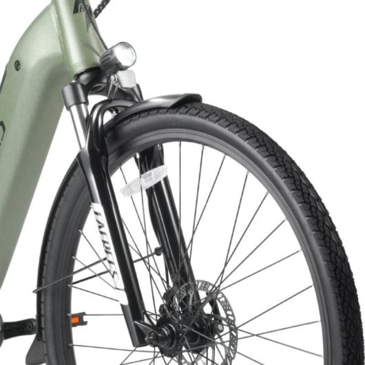 Bicicletta elettrica urbana FAFREES FM9 Motore centrale BAFANG 250W Batteria 36V 15Ah Sospensione idraulica 7 velocità