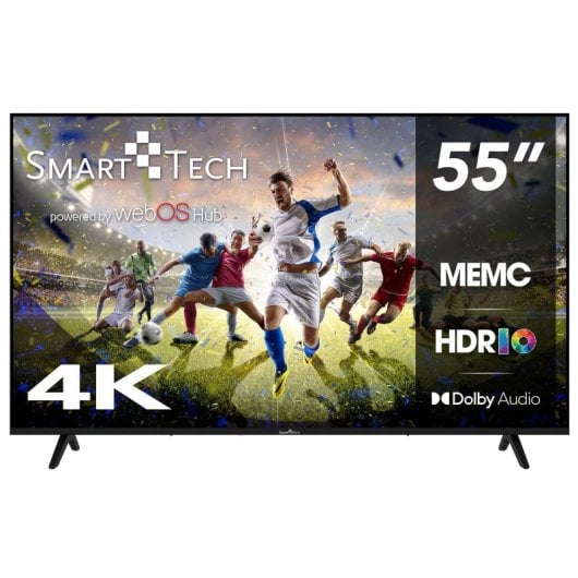 TV Smart Tech 55UW02K 55"  D-LED 4K UltraHD Smart TV WebOS HDR10