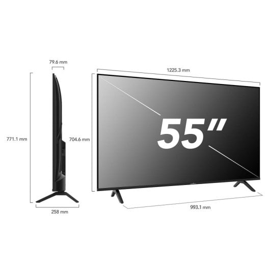 TV Smart Tech 55UW02K 55"  D-LED 4K UltraHD Smart TV WebOS HDR10
