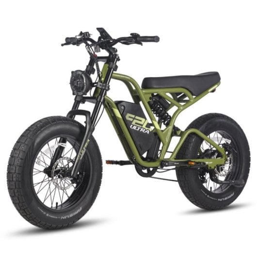 Bicicleta eléctrica Fafrees F20 Ultra motor 750 W autonomia até 100 km suspensão dupla LCD