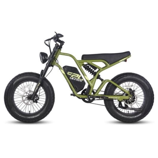 Bicicleta eléctrica Fafrees F20 Ultra motor 750 W autonomia até 100 km suspensão dupla LCD