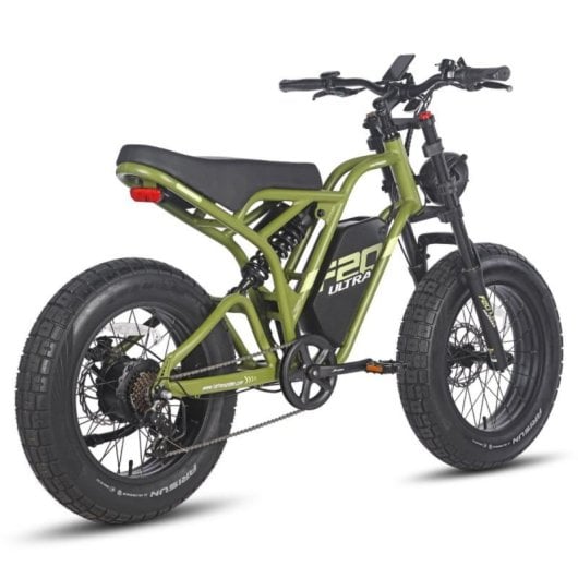 Bicicleta eléctrica Fafrees F20 Ultra motor 750 W autonomia até 100 km suspensão dupla LCD