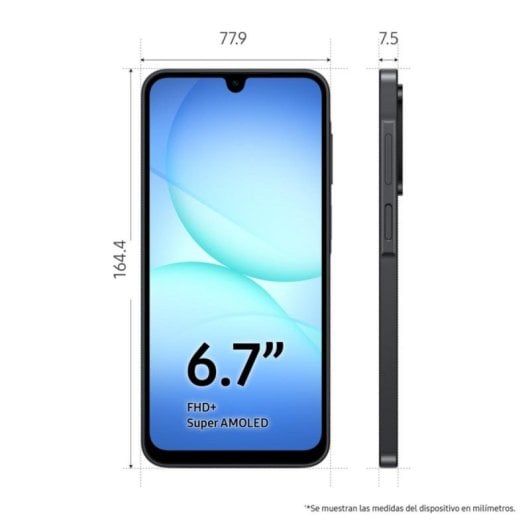 Smartphone Samsung Galaxy A17 4GB RAM 128GB 5G Dual SIM Schwarz