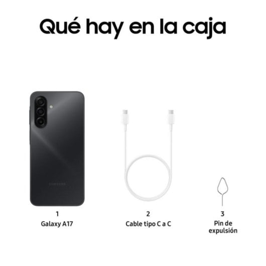 Smartphone Samsung Galaxy A17 4GB RAM 128GB 5G Dual SIM Schwarz