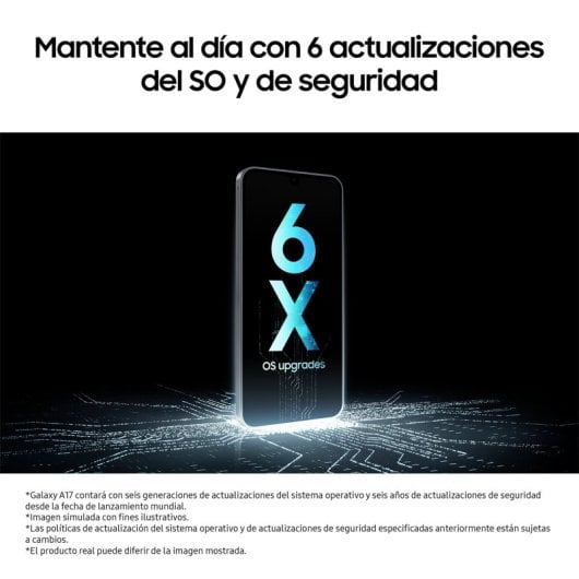 Samsung Galaxy A17 LTE 8GB/256GB/6.7" Azul Claro