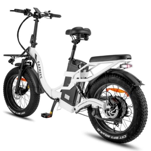 Bicicleta elétrica F20 X-Max 750W 48V 30Ah Tripla Suspensão Hidráulica LCD Shimano 7 Velocidades