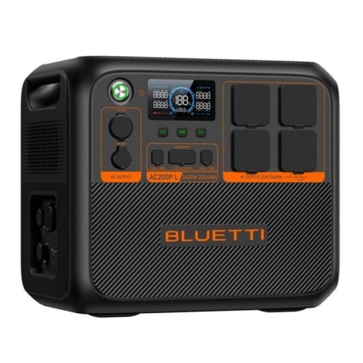Estación portátil Bluetti AC200P L 2304 Wh LiFePO4 2400 W expansión Power Lifting