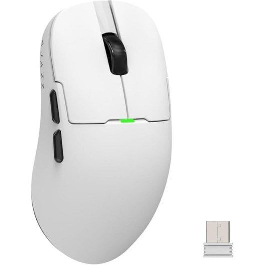 Kabellose Gaming-Maus Ajazz AJ159 Superlight PixArt PAW3395 bis 26000 DPI 56 g Weiss