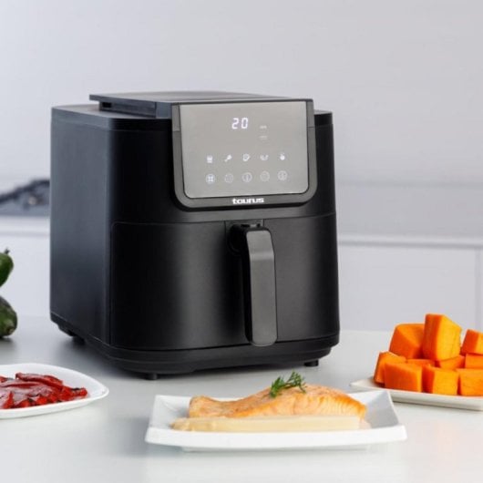 Freidora de aire Taurus Aero Crisp XL 8L 1700W con temporizador digital y menús automáticos
