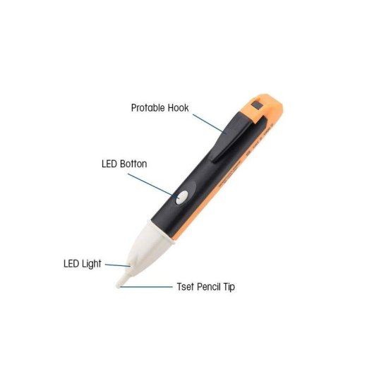 Boligrafo Walfront Detector Volte Sin Contacto, 1ac-d Probador De Potencia 90-1000v , Nuevo