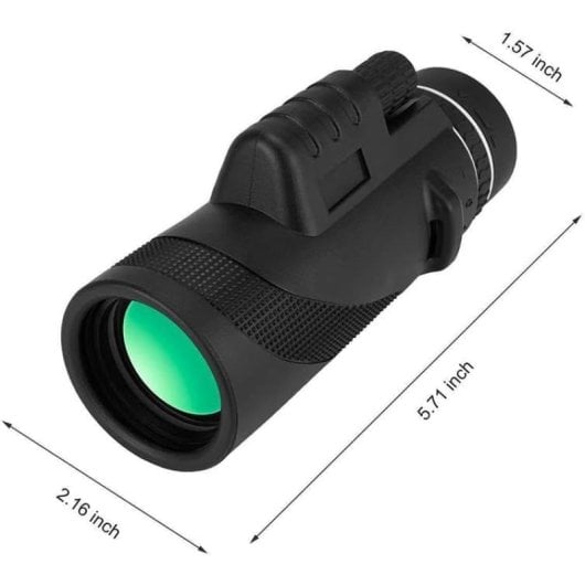 Telescópio Monocular Msl B09qrpkx4g Telescópio Monocular 80x100, Alcance Bifocal Monocular Hd De Alta Potencia, Portátil, Impermeável e Antiembaciamento, Prisma Bak4