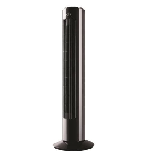 Ventilador De Torre Jocca De 73 Cm De Altura, Con Sistema De Oscilación,  3 Velocidades Y 45w De Potencia