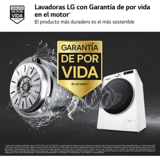 Lavatrice LG F4WR6010A0W 10 kg Carica Frontale Bianca AI Direct Drive TurboWash360 Steam