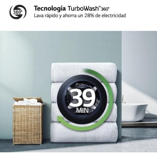 Lavatrice LG F4WR6010A0W 10 kg Carica Frontale Bianca AI Direct Drive TurboWash360 Steam