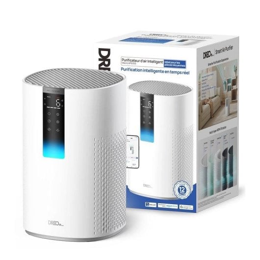 Purificador Dreo Macro AP605S Blanco HEPA WiFi 22 dB 18 m² Alexa