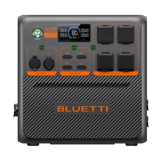 Station d'energie portable Bluetti AC240P LiFePO4 2400W 1843Wh IP65 Bluetooth WiFi