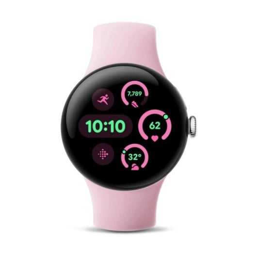 Smartwatch Google Pixel Watch 3 WiFi GPS AMOLED 32 GB Sensor óptico Pulsera Rosa Quartz