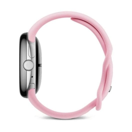 Google Pixel Watch 3 WiFi GPS NFC 41mm AMOLED Silber Rose Quartz S/L Wasserfest IP68 5ATM SpO2