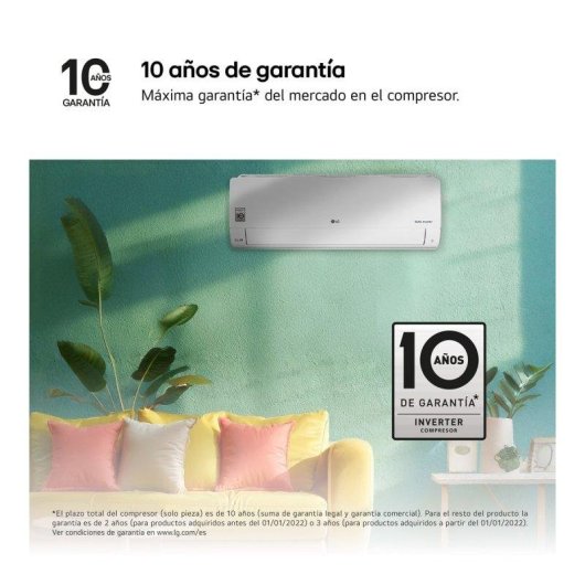 Aire Acondicionado Split 1x1 LG REPLACE12X.SET 3.010 Frigorías A++ Bomba de Calor WiFi