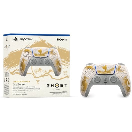 DualSense : Édition limitée Gold Ghost of Yōtei